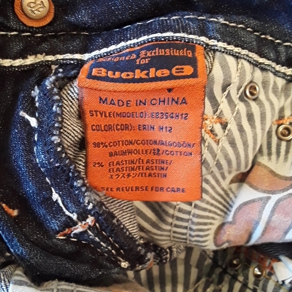 Rock Revival (Erin) Denim Shorts. Womens Size: Waist 25x03 Inseam - Picture 5 of 6